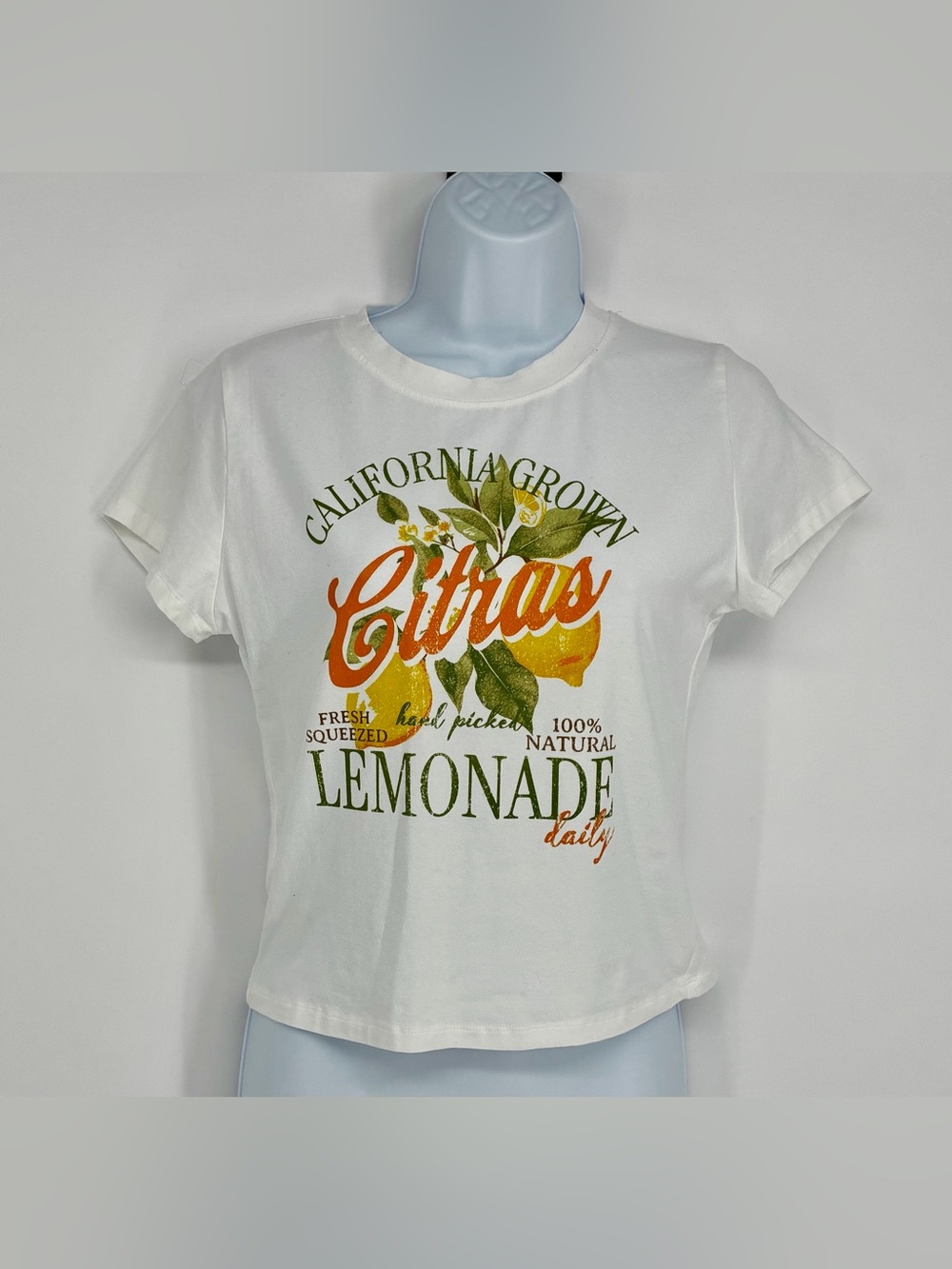 Bear Dance California Grown Citrus Lemonade Graphic Tee Shirt Large